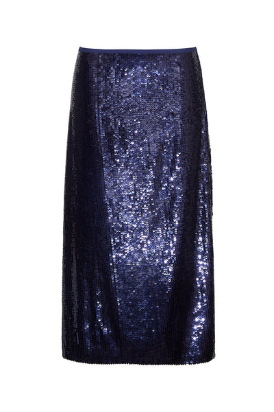 The Ruby Sequin Skirt | Navy