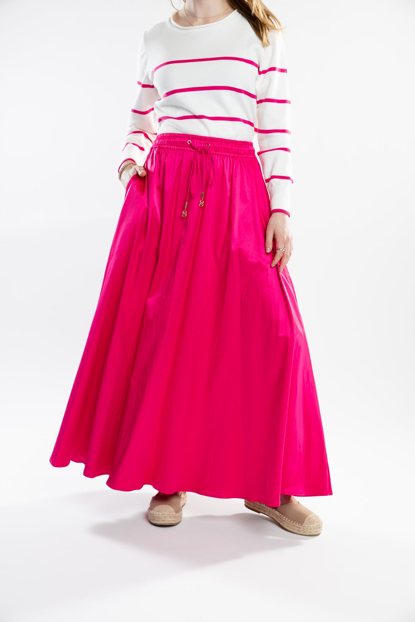 The Serena Skirt | Fuchsia