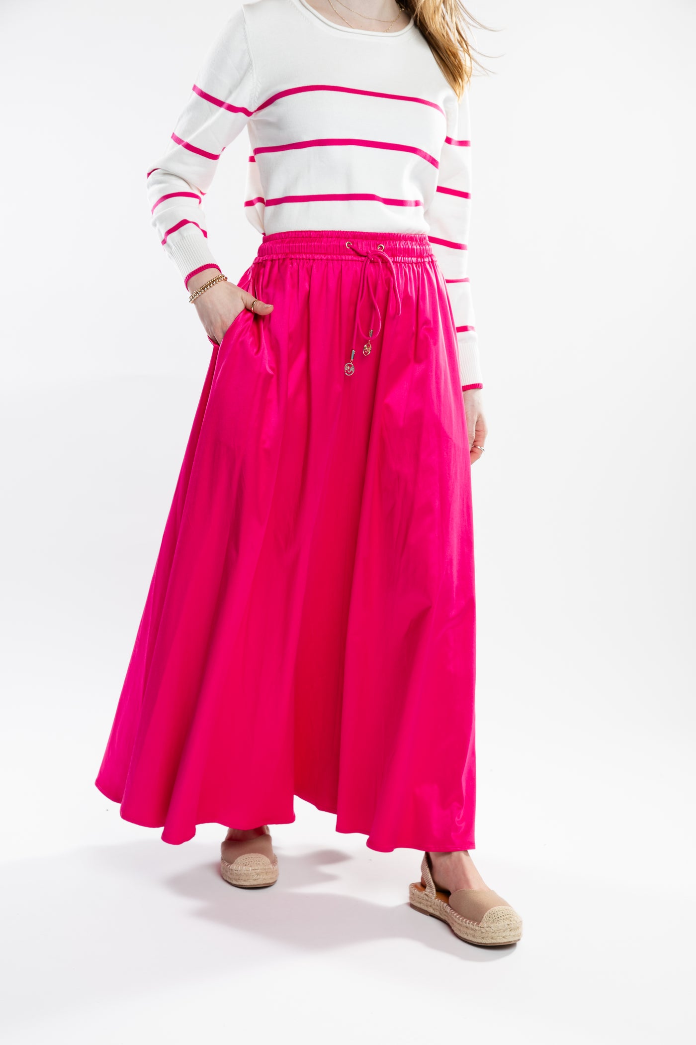 The Serena Skirt | Fuchsia