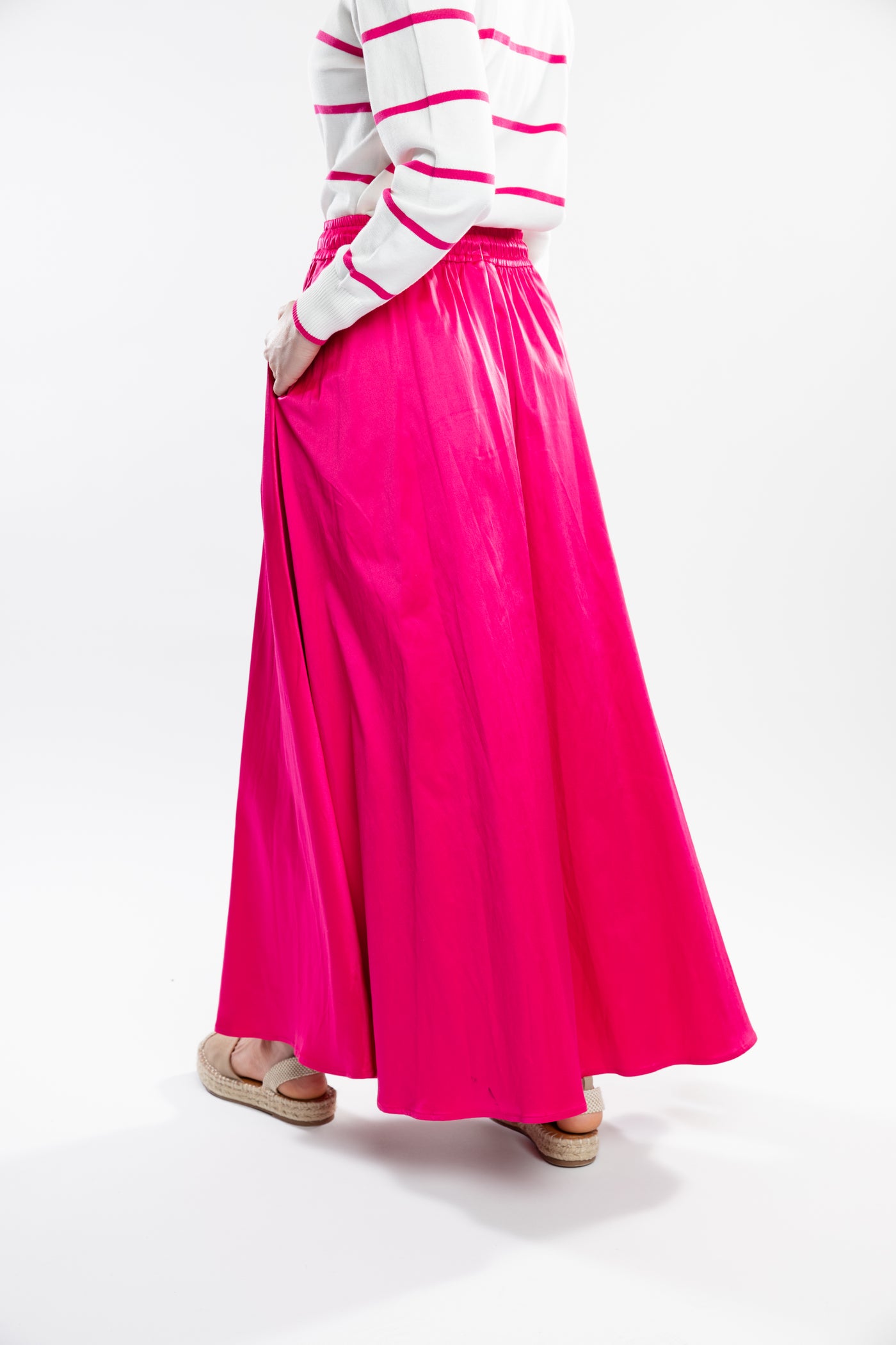 The Serena Skirt | Fuchsia