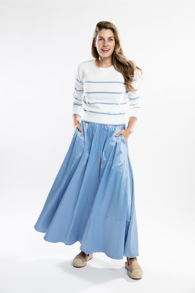 The Serena Skirt | Blueberry