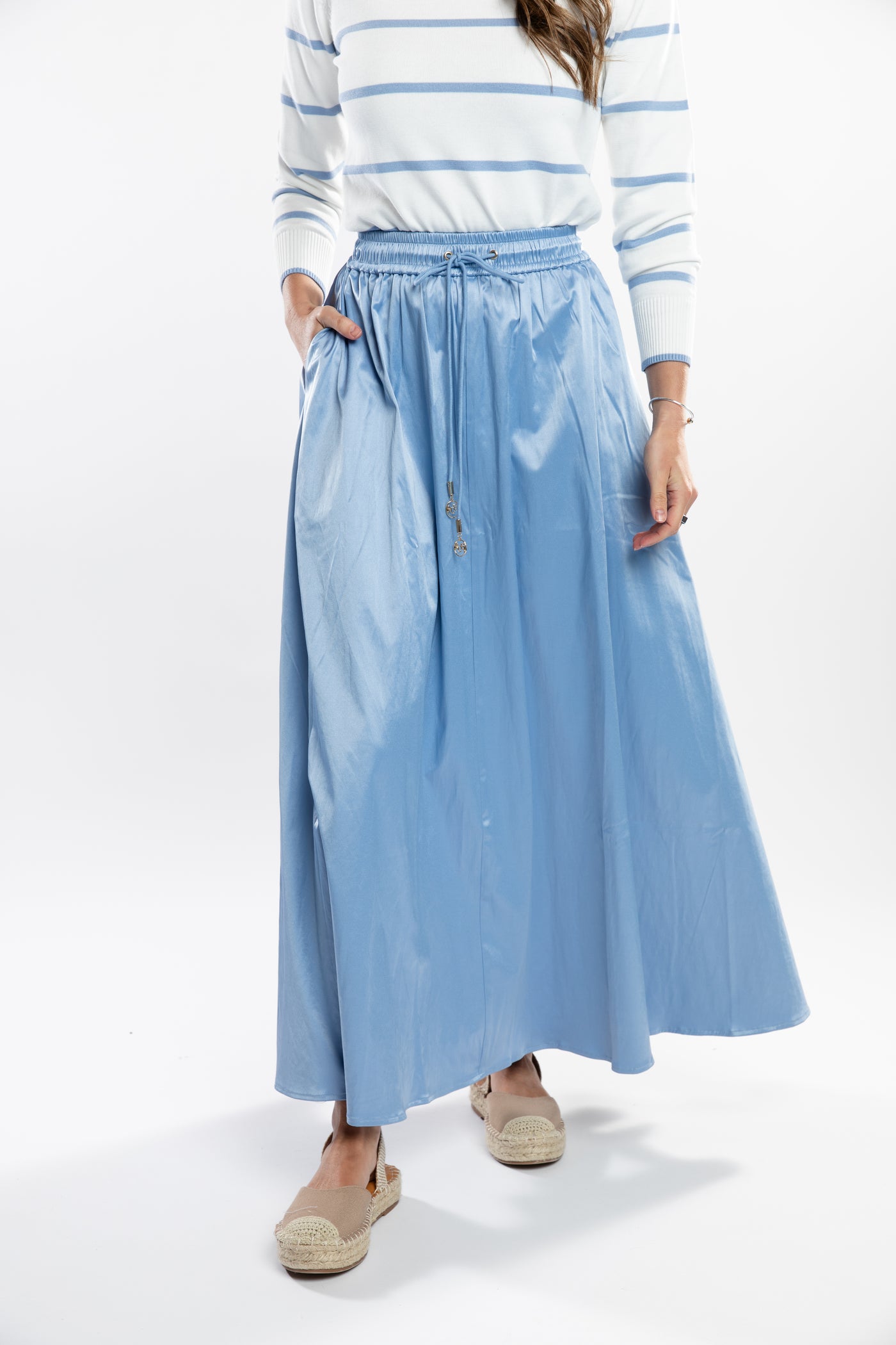 The Serena Skirt | Blueberry