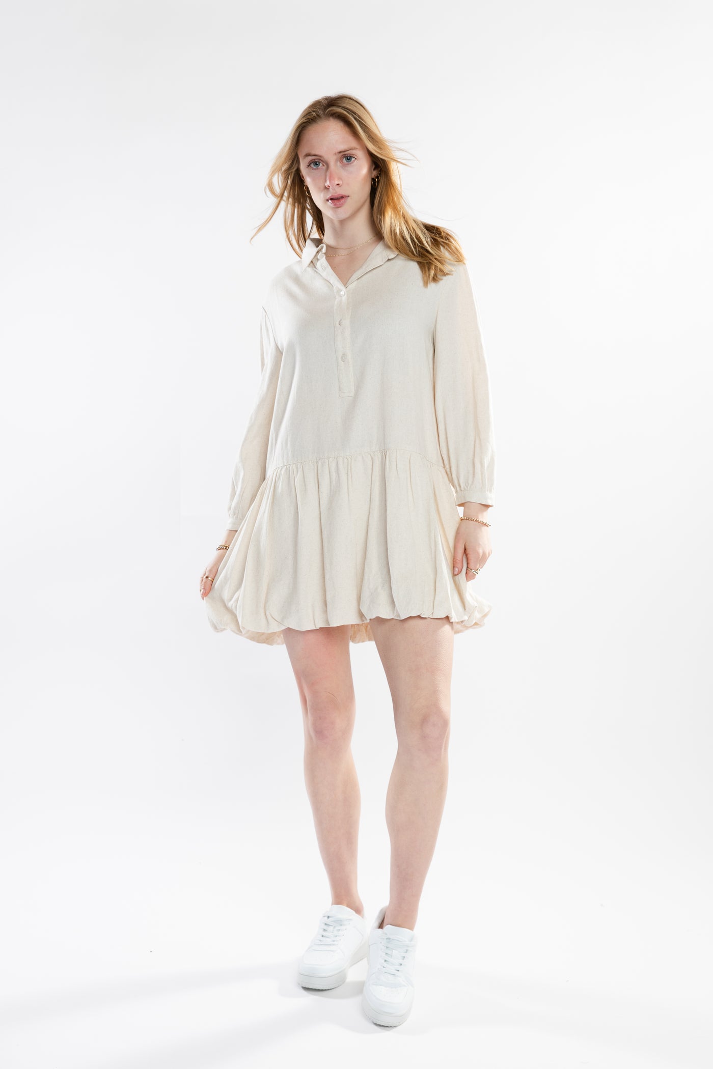 The Kate Linen Dress | Sand