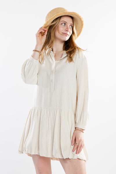 The Kate Linen Dress | Sand