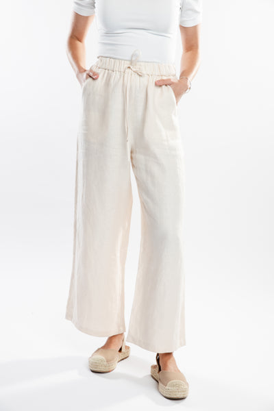 The Lilian Linen Pant | Sand