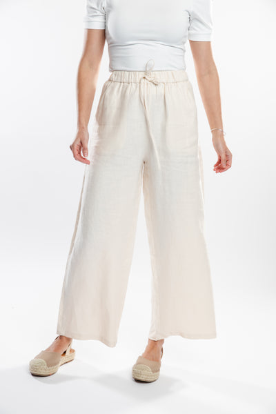 The Lilian Linen Pant | Sand