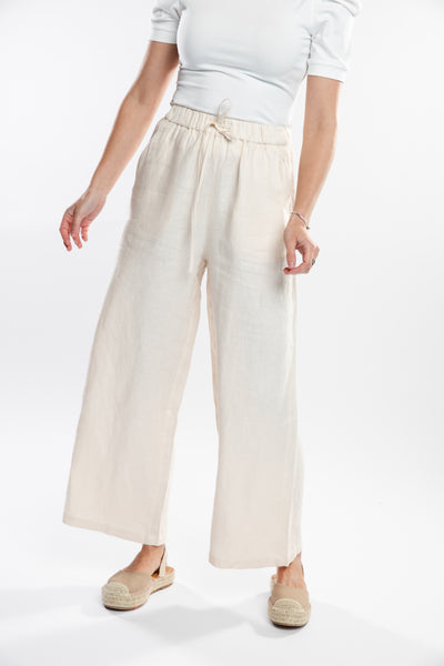 The Lilian Linen Pant | Sand