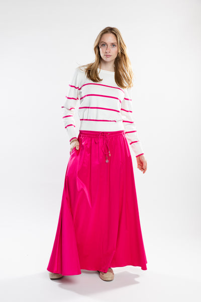 The Serena Skirt | Fuchsia