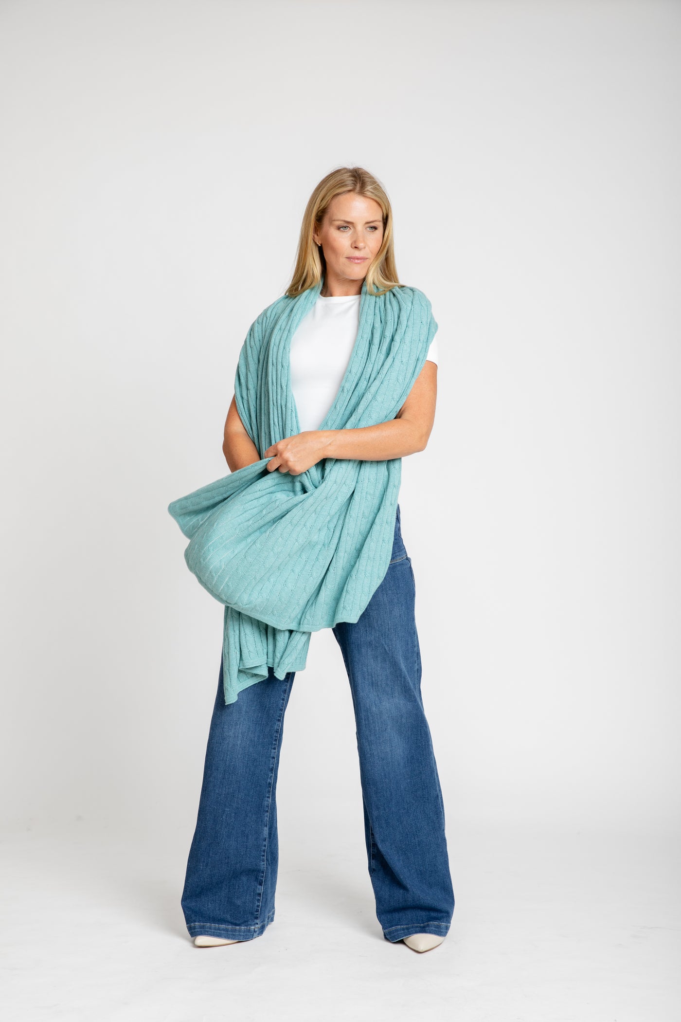 The Cable Wrap | Teal