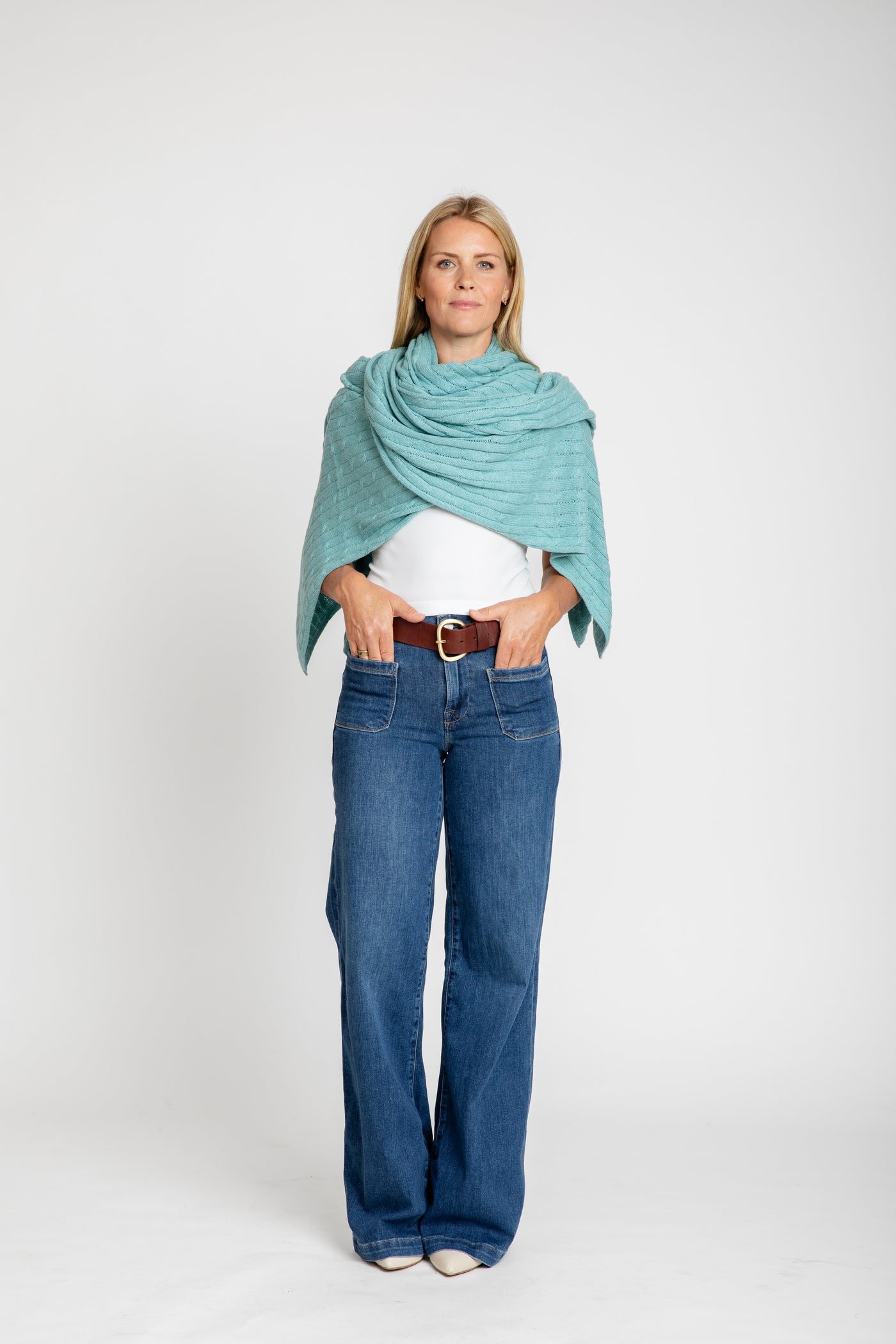 The Cable Wrap | Teal