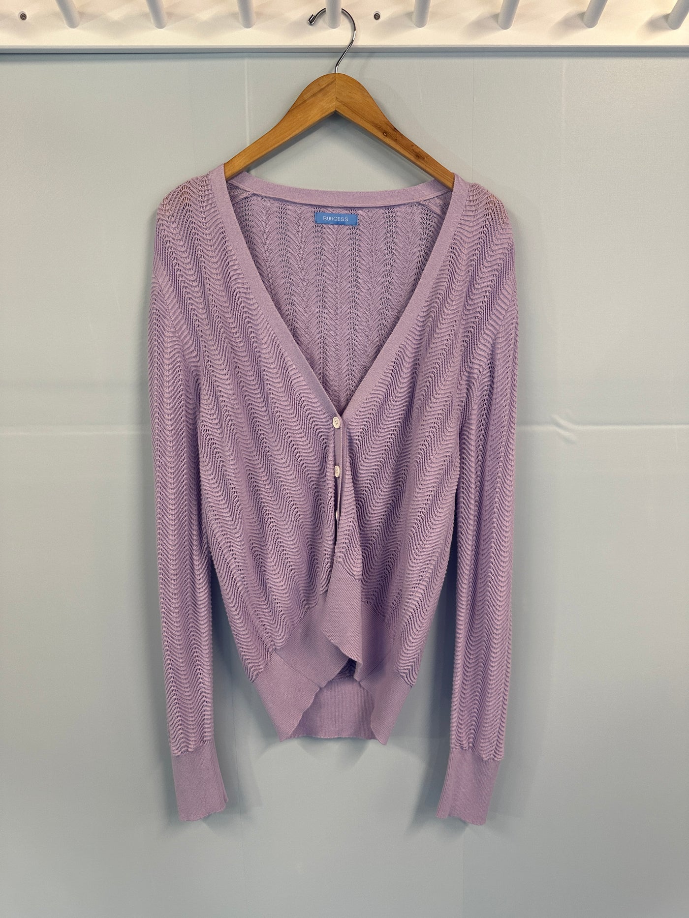 The Pointelle Cardigan- Sample