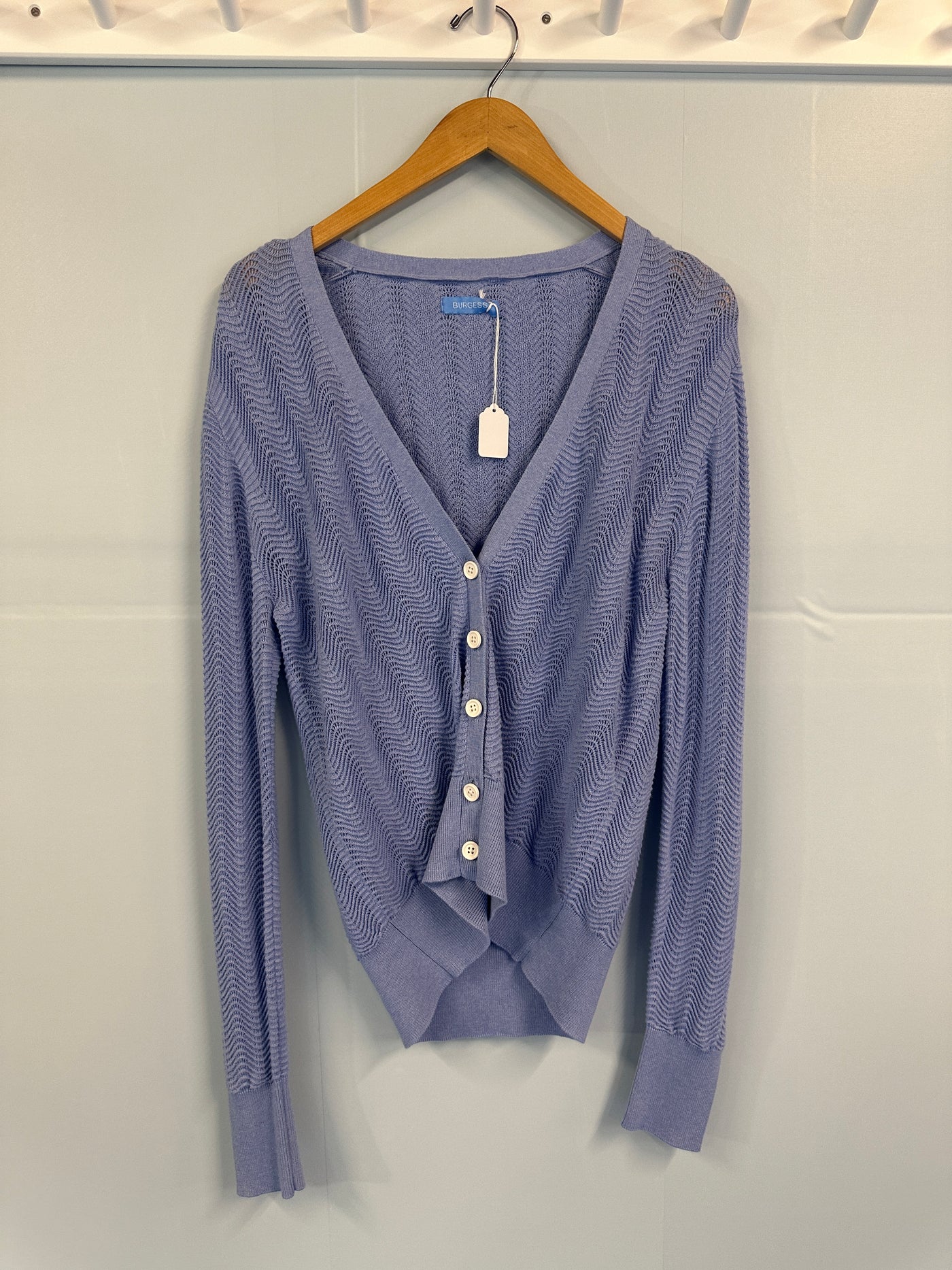 The Pointelle Cardigan- Sample