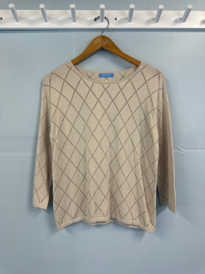 The Diamond Open Weave Crew- Sample