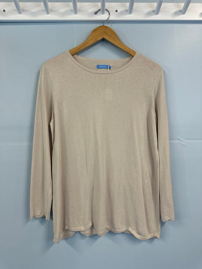 The Scalloped Crew Neck- Sample