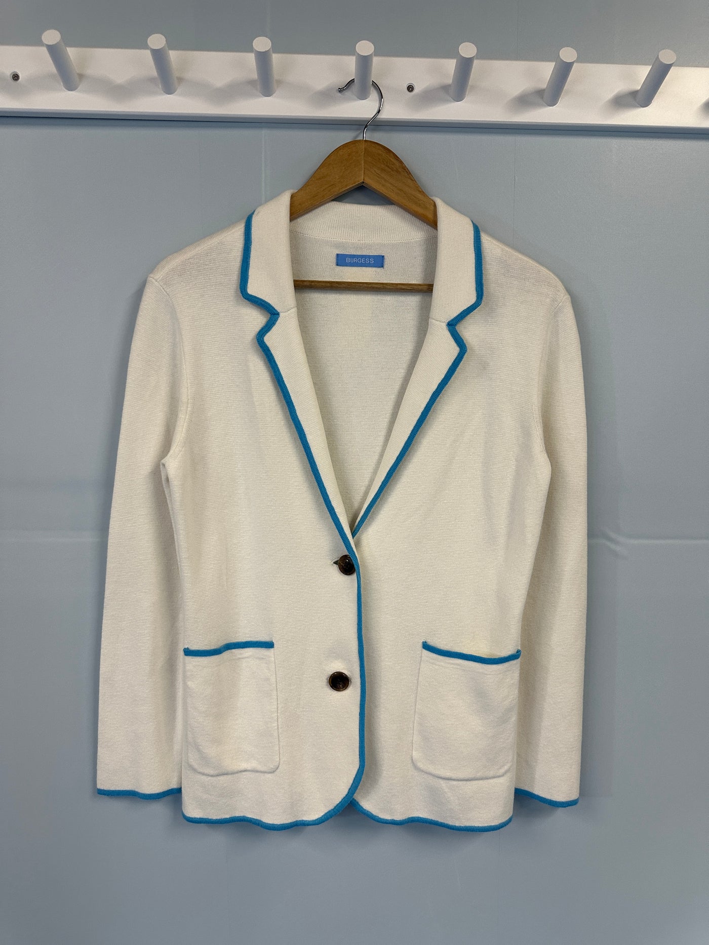 The Lightweight Tipped Milly Blazer- Sample