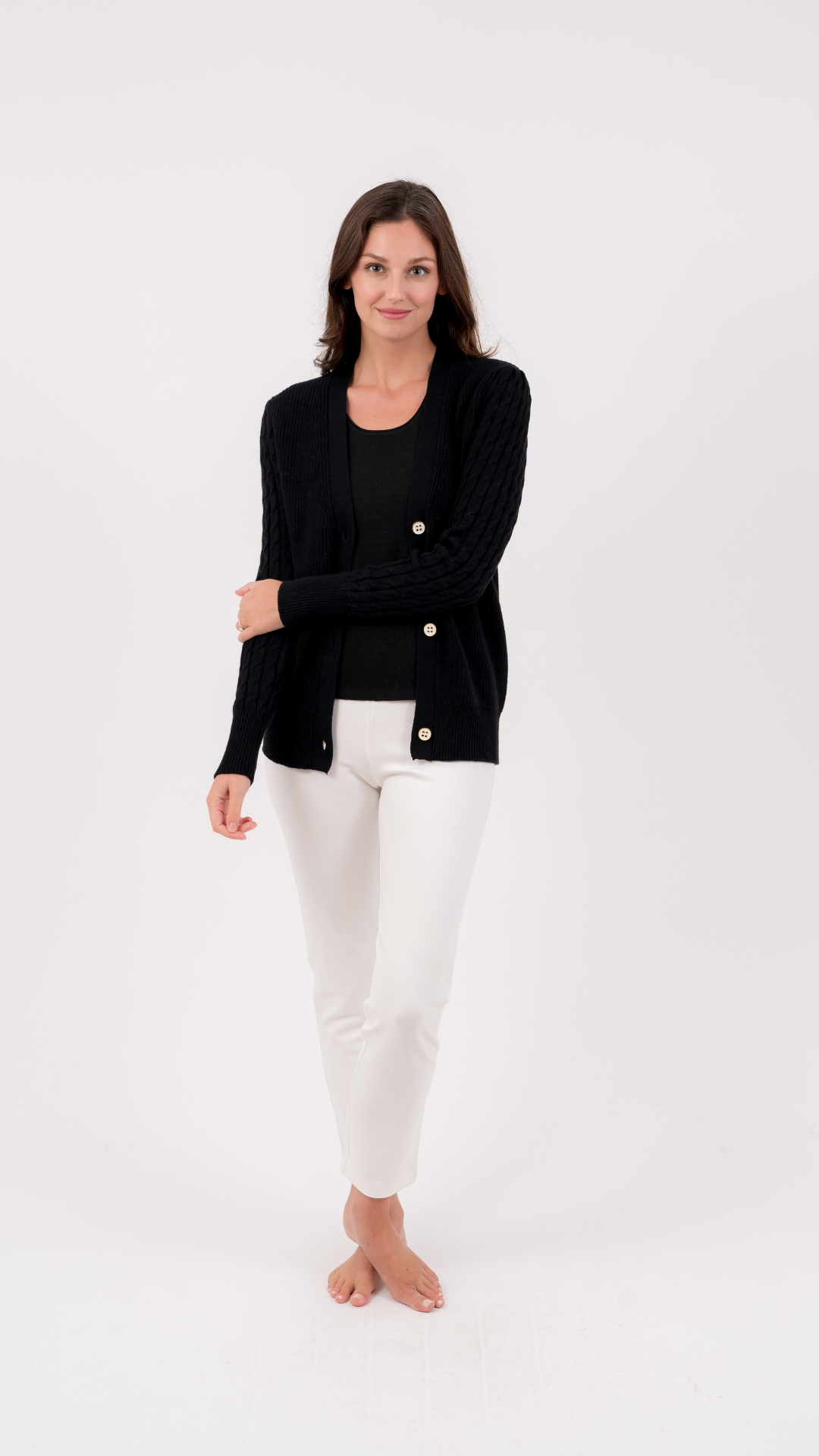 The Refined Cardigan | Black