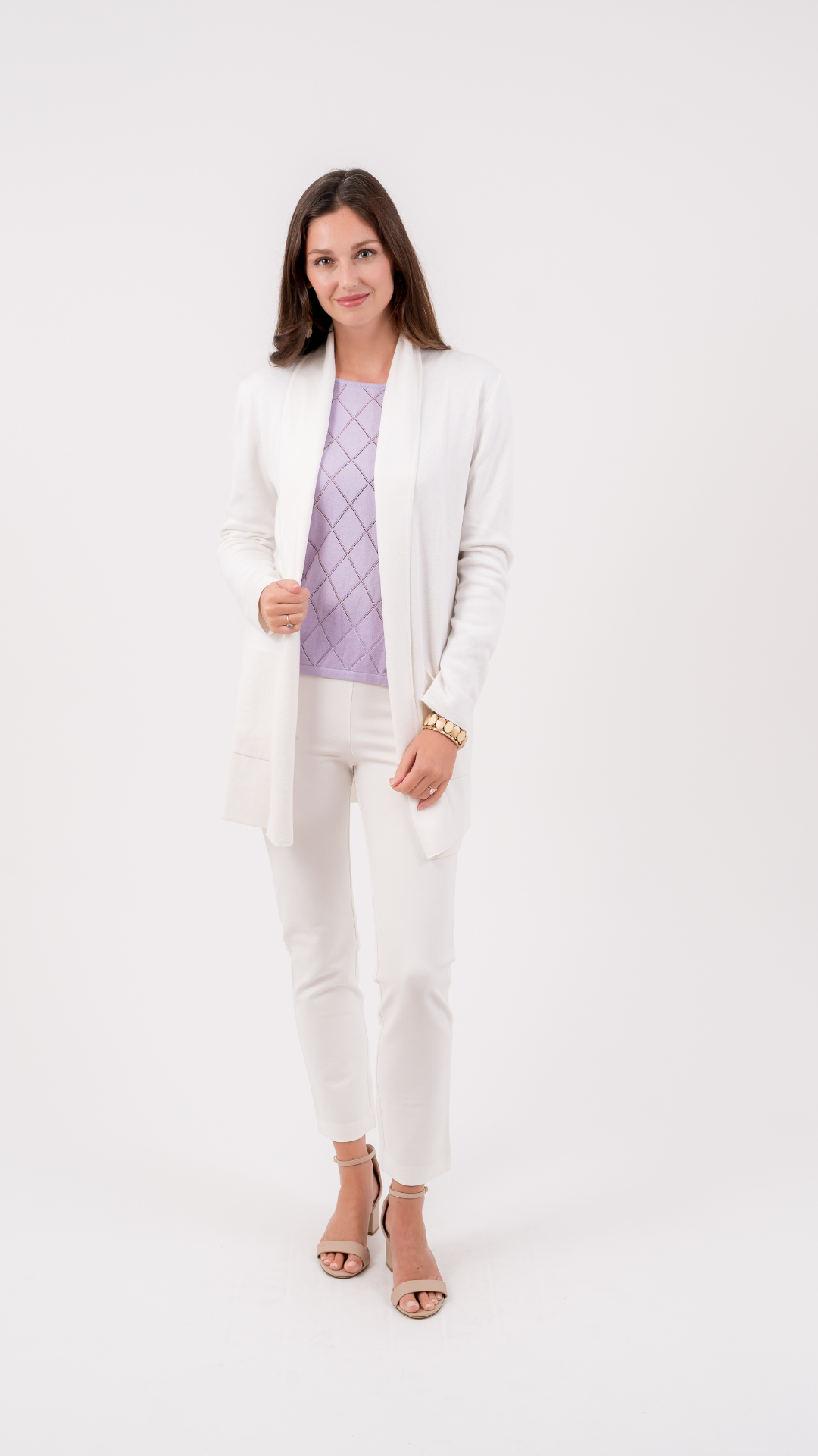 The Travel Coat | White