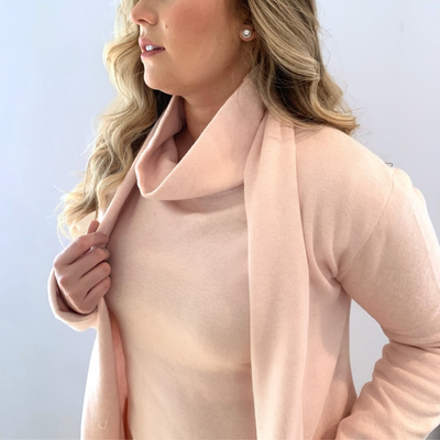 The Long Travel Coat | Light Pink