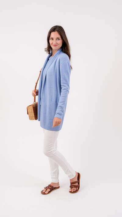 The Travel Coat | Blueberry